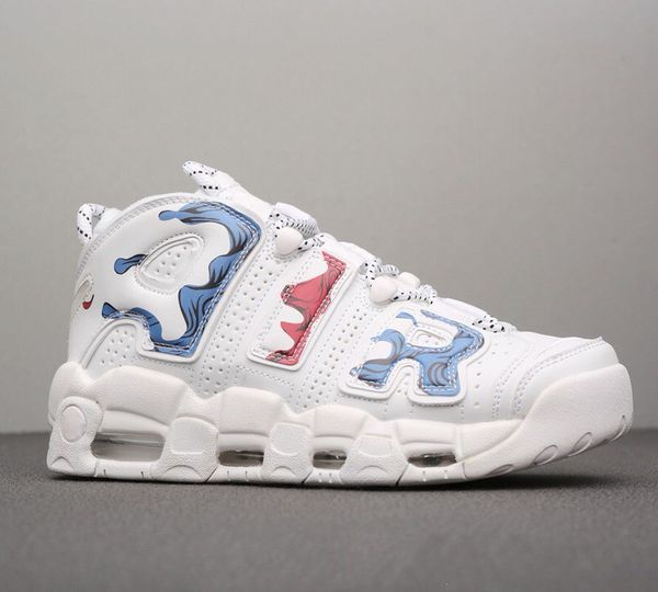 

оригинальные мужские более баскетбольные кроссовки uptempo новые спортивные кроссовки pippen chaussure homme uptempo спортивные кроссовки кр, White;red