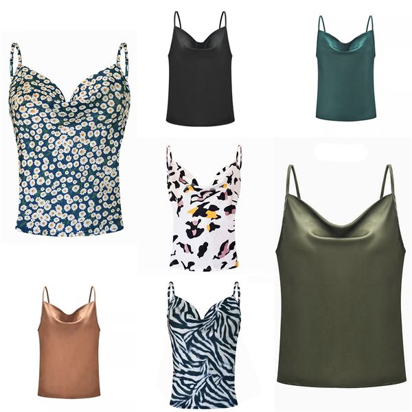 

women strappy cotton letter print tank vest summer short crop tees ladies #977, White