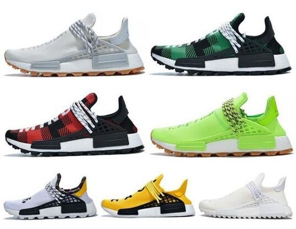 

nmd human race hu trail pw running shoes pharrell williams digijack pack bbc cream nerd know soul women mens trainers sports sneakers 36-47