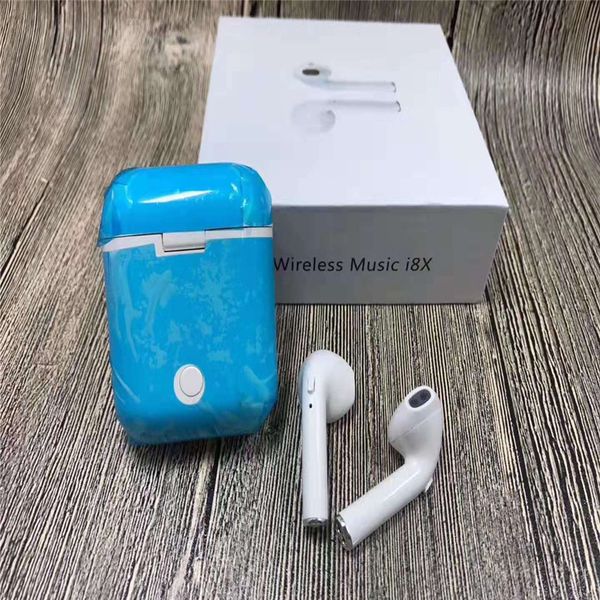 

i8x mini TWS I8X Bluetooth Earphones V5.0 Wireless Headset With Charging Box Airbuds True Wireless Earbuds For iPhone 8 Xiaomi Samsung