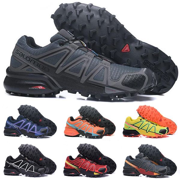 

Speedcross 4 IV кроссовки для мужчин Женщины фиолетовый розовый Speed Cross 4 Открытый дизайн