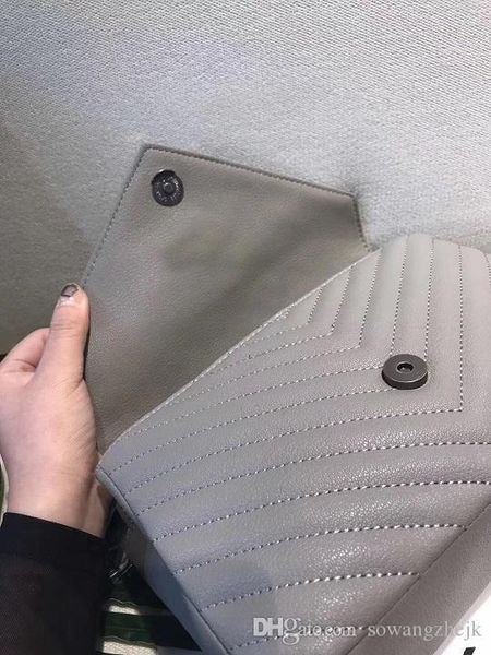 

2018 new famousl women elegant shoulder bag leather purse bag shoulder female with chain crossbody bags