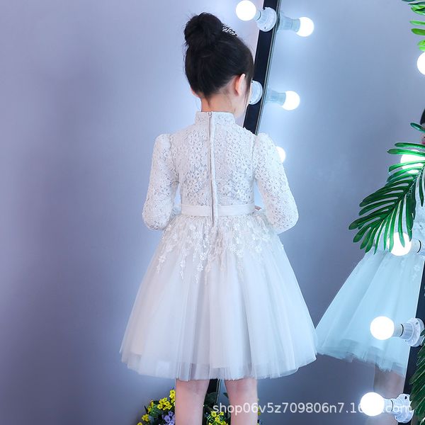 

girls formal dress new style winter chinese red baby girls chao yang gas-style elegant puffy yarn princess skirt, Red;yellow