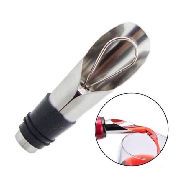 

stainless steel wine sers and wine pourer anti-dumping silicone bottle ser and wine pourer 200pcs