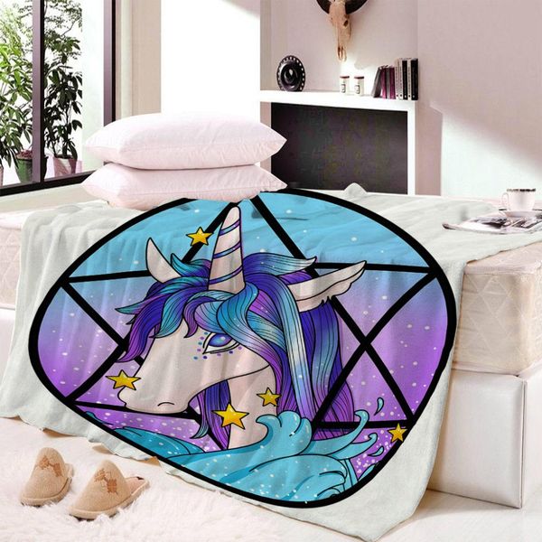 

dream unicorn nap blanket super soft throw blanket for kids printed beach towel throwtravel air conditioning customizabl