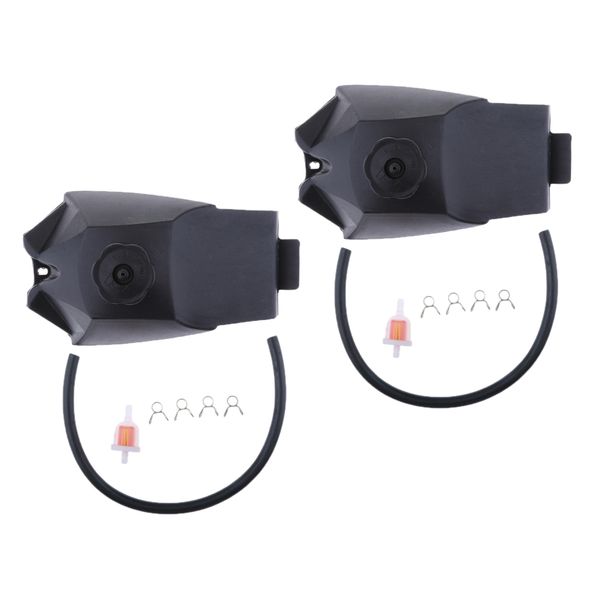 

2x газа бензиновый бак с крышкой шланга kit 49cc