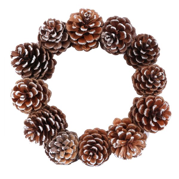 

christmas wreath natural pine cone decor hanging wreath door decor christmas hanging ornament pgraphy props 2020 new