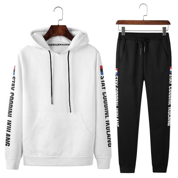 

fashion designer tracksuits for men sweat suits autumn mens sport suits casual capris pants sets hip hop sets clothing 2 colors -4xl, Gray