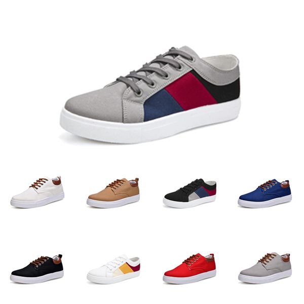 

мужская обувь no-brand canvas spotrs вскользь тапки белый черный обувь красный серый хаки голубой мода новый стиль 203, Black