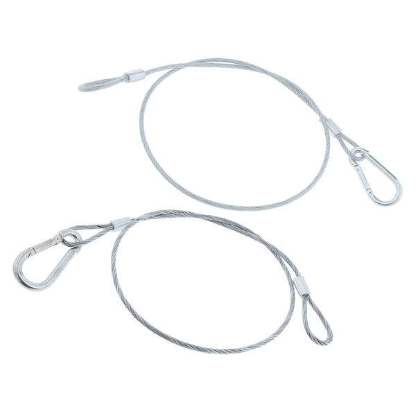 

2pcs safety cable wire lock durable rope for moving head light