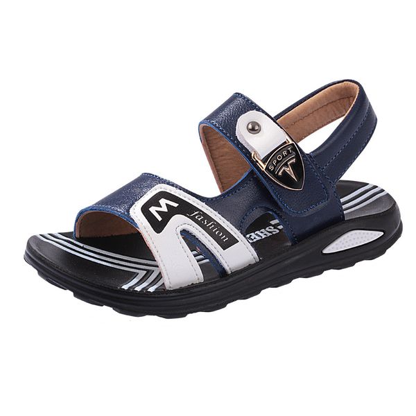 

summer baby boys sandals 2020 new kids beach shoes soft comfortable outdoor children sport sandals fashion big kid casual shoes, Black;red