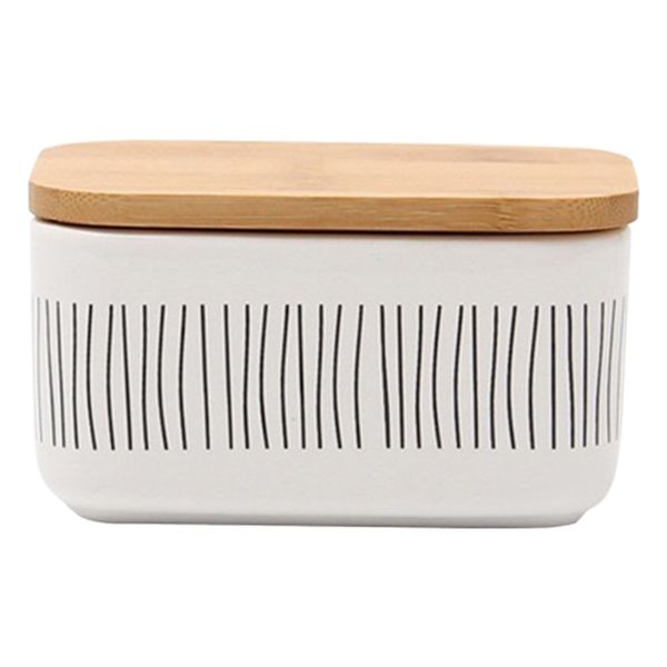 

coffee tool home sugar sealed can spices organizer bamboo cover kitchen storage jar nuts grains container