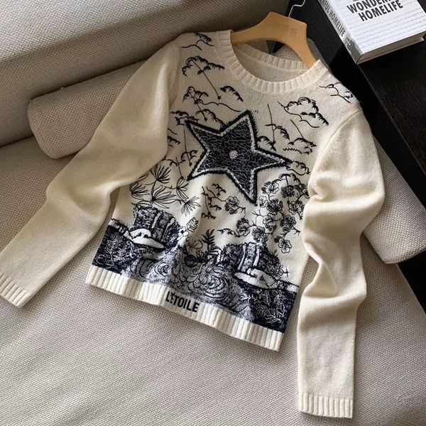 

женщины кашемировый свитер 2019 мода с длинным рукавом о-образным вырезом леди высокое качество пуловер для партии свитер, White;black