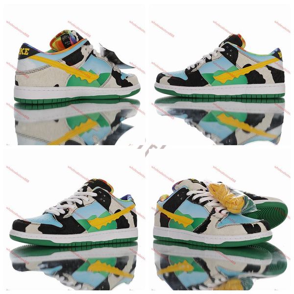 

xshfbcl 2020 luxe дизайнер бен jerr по х sb dunk «chunky dunky» кроссовки синие и зеленые спортивное скейтбординг спортивные тренажеры, Black;red