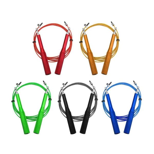 

jump rope ultra-speed skipping rope steel wire jumping ropes for boxing gym fitness training 2.8 meters adjustable speed gym