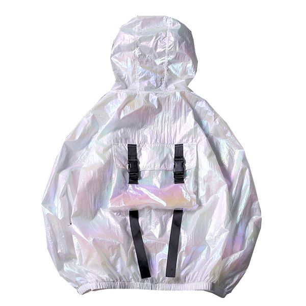 

spring jacket women 2019 fashion slim summer sunscreen jacket loose plus size harajuku silver glossy female outwear m-5xl sl048, Black;brown