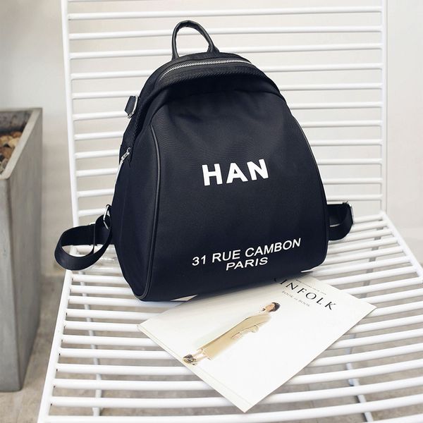 

brand designer backpack bags new fashion casual two size luxury bags with zipper&letter two shoulder bags for men brand bag unisex