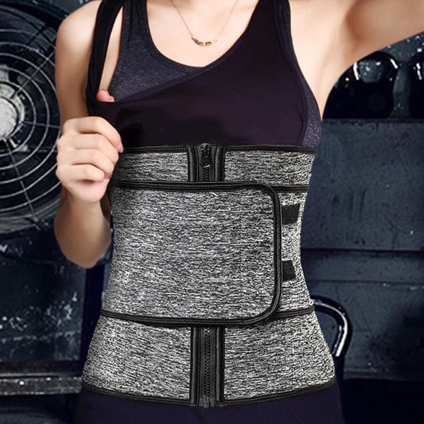 

женщины талии тренер горячий thermo пот неопрен пояс пояс cincher профилировщик тело пластик управление для похудения нижнего белья пояса, Black;gray