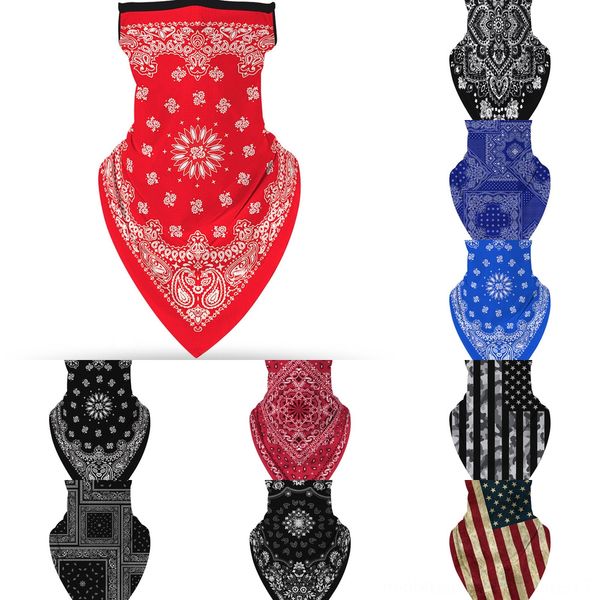 

rkueq multiple styles printed headband bandana scarf multifunctional women face mask tube ring scarf seamless men, Black