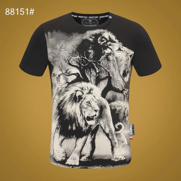 

20fw women mens designer t shirts luxury phillip plain t shirt summer homme off monc white skull superme tee hoodie tracksuits 12, White;black