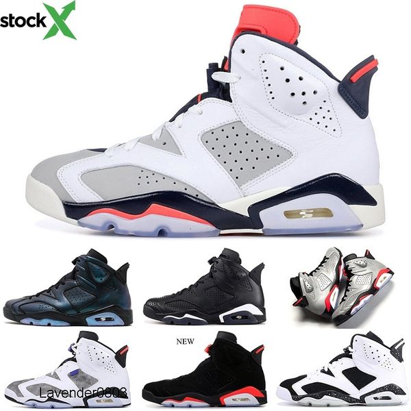 

2020 черный инфракрасный 6 6с баскетбольные кроссовки светоотражающий серебро разводят юаней кармин тинкер унк черный кот пиннакл мужские сп, Black