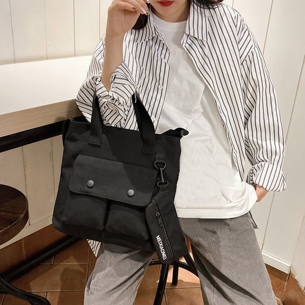 

large capacity canvas shoulder bag casual totes for women skateboardÂ sport messenger bags teenager portable casual phone handbag
