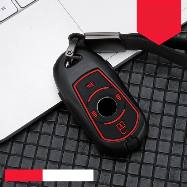 

car key case zinc alloy silica gel for buick verano 15 s/20t 2019 expelle gl6 for astra buick encore envision new lacrosse
