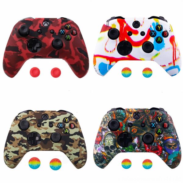 

r7a8s silicone thumb grips stick handle rocker cap protective case antiskid for ps4 ps3 xbox switch one pro controller gamepad mario series