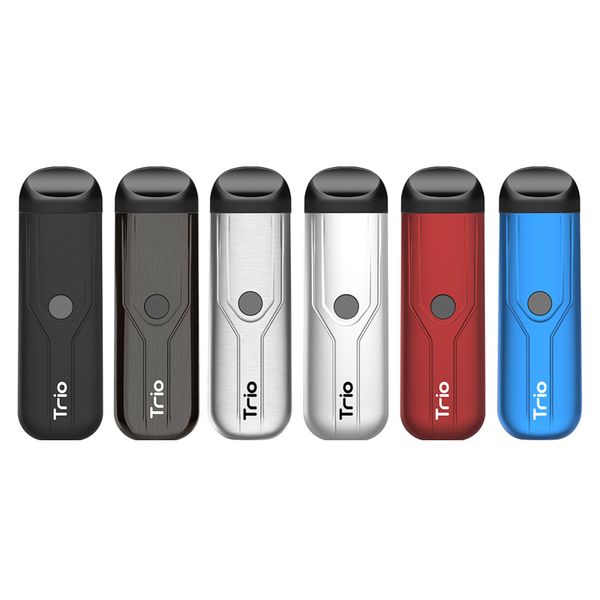 

Yocan Trio Kit 3-in-1 Authentic Vaporizer Pod 500mAh VV Battery 1.0ml Cartridge Concentrate Wax Thick Oil vape pen kits