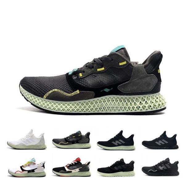 

hender scheme soft ash green mens zx 4000 futurecraft 4d running shoes trainers for men zx4000 carbon male sports trainer sneakers