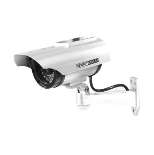 YZ-3302 Solar Powered Dummy CCTV Security Surveillance impermeável câmera falsa piscando vermelho LED luz video anti-roubo câmera