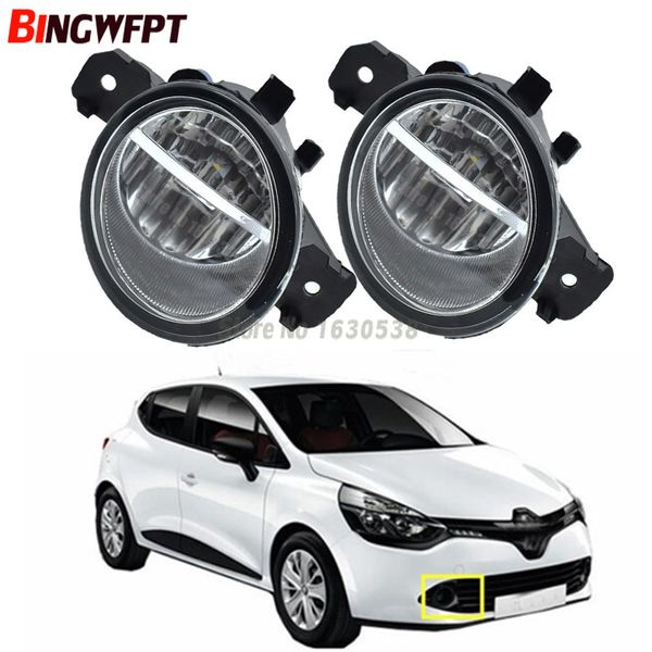 Luz de nevoeiro LED Para Renault CLIO 2 / II Caixa (SB0 / 1 / 2_) 1998-2004 Estilo do carro Lâmpadas de Nevoeiro 55 W halogéneo Luzes 1 CONJUNTO