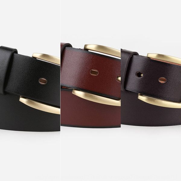 

buckle all-match wide men's pin buckle pin all-match belt men's wide belt belt, Black;brown