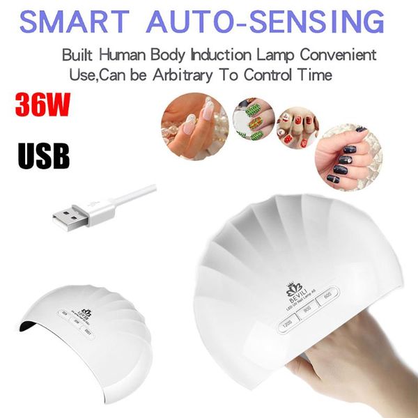 

uv lamp professional 36w led uv nail dryer gel polish lamp light curing manicure machine nail led and dryer