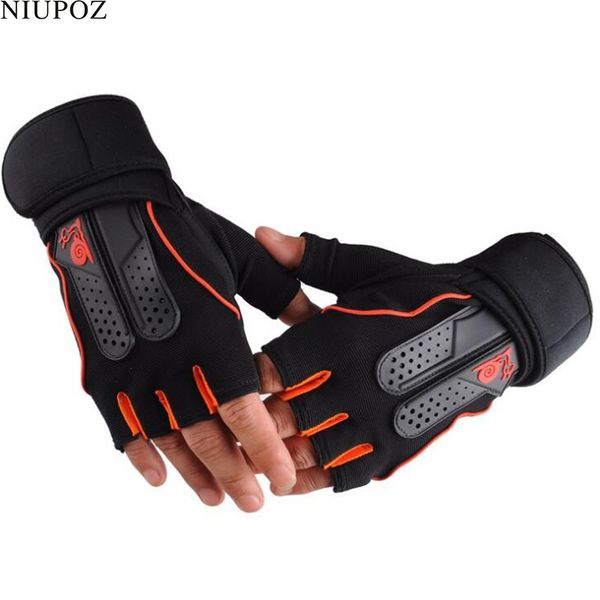 

women/men strong fitness gym gloves power weight lifting dumbbell crossfit barbell fingerless training half finger gloves s35, Blue;gray