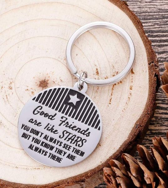 

friendship keychain gifts for women long distance birthday gifts him her valentine sisterhood sorority anniversary presents, Silver