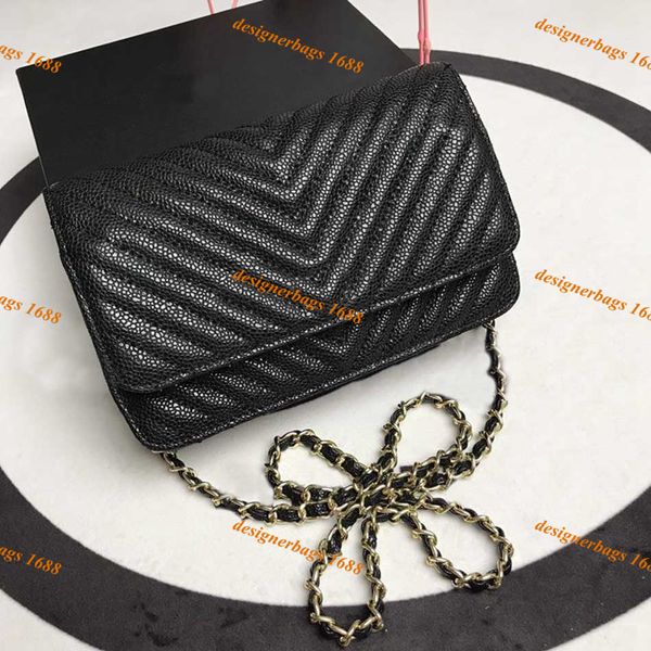 

fashion classic luxury designer handbags womens bags chain single shoulder handbag messenger bags lady black evening bag with box