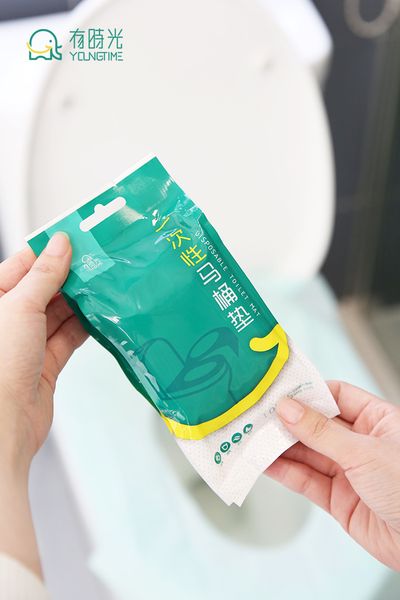 

disposable toilet pe film cushion can be used for travel, trip, daily(10 pieces