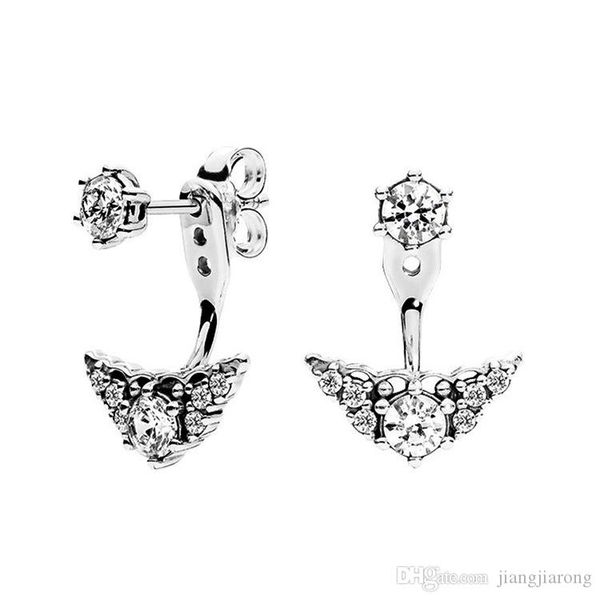 

ze39 pandor серьги популярных 925s одного типа чистого серебра горячего надувательство мода принцесса короны для любовника дня рождения рожд, Golden;silver