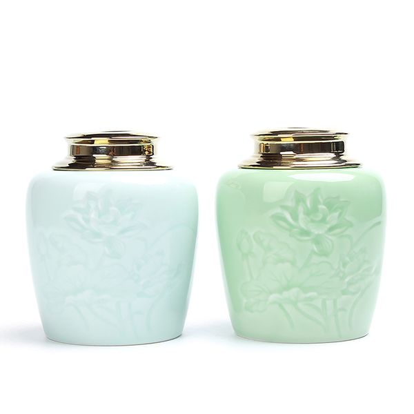 

ceramics pet caskets urns memorial urn for pet dog cat bird cremation ashes holder ice glaze openable funeral casket