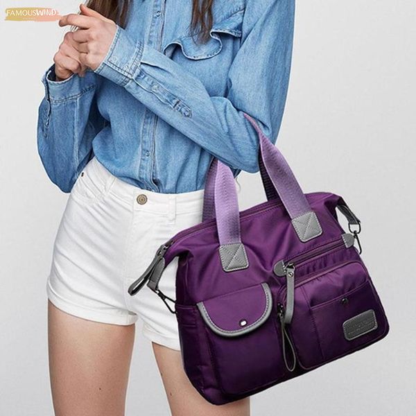 

multiuse women waterproof handbag nylon tote travel messenger crossbody bags for women bolsa feminina handle shoulder bag