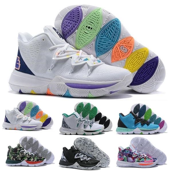 

original irving limited 5 mens kyrie basketball shoes 5s black magic for kyries chaussure homme de basket ball red trainers sneakers 40-46