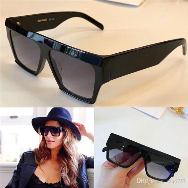 

new fashion design women sunglasses 40030 frame simple popular selling style uv400 protective eyewear with box, White;black