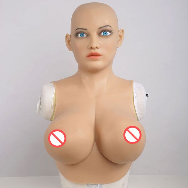 Music Poet F Cup Silicone Breast Half Body Breast Forms For