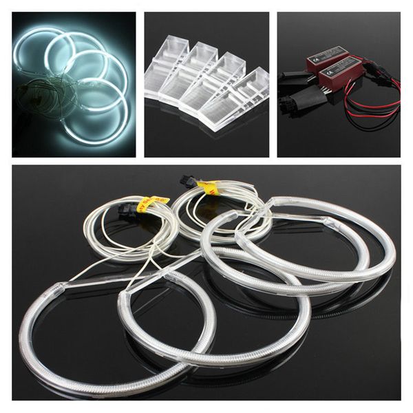 

4pcs car xenon white led ccfl angel eyes halo rings lights lamp for bmw e36 e39 e46