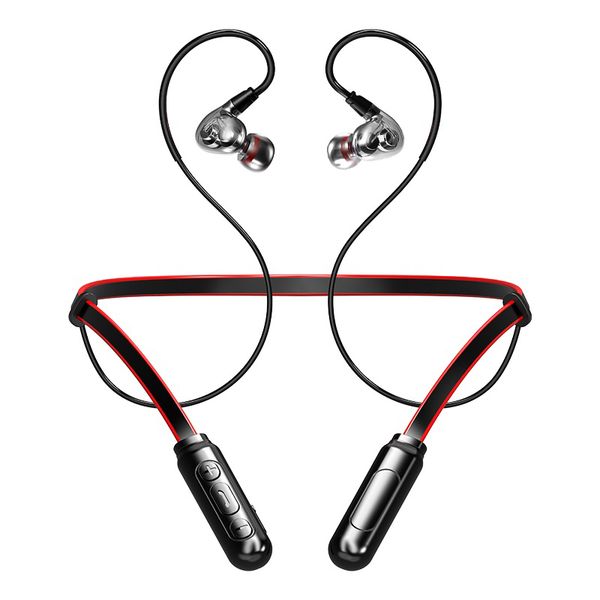 

bluetooth earphone v5.0 wireless headphones 3d stereo sport earbuds neckband earphone with microphone for all phone