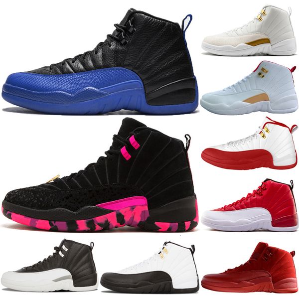

12 game royal basketball shoes men 12s university blue unc taxi winterized the master playoffs bulls gym red sports sneakers