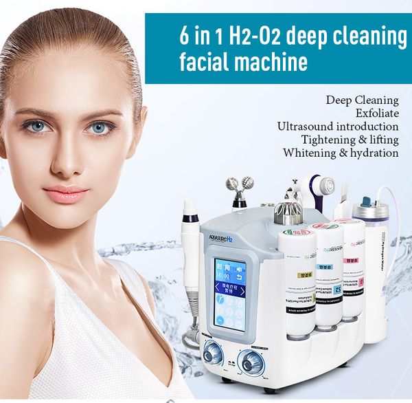 

microdermabrasion hydro 6 in 1 ultrasound rf facial microdermabrasion hydro machine skin tightening whitening