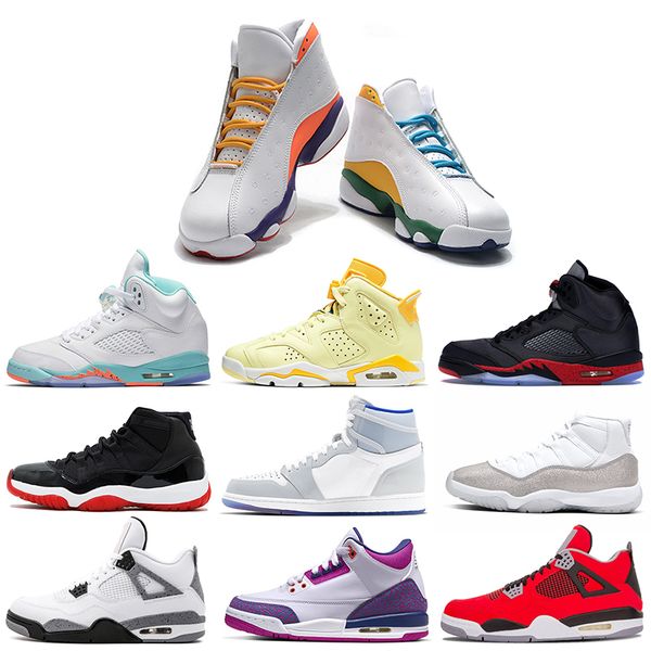 

женские ботинки баскетбола jumpman 11s разводили black cat 4с пасха 5s площадка 13s banned 1s цветочные 6s женские тренеры спортивные кроссо, White;red