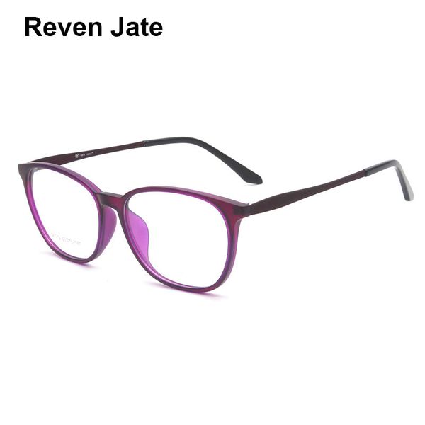 

reven jate s1016 acetate full rim flexible eyeglasses frame for men and women optical eyewear frame spectacles, Silver